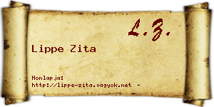 Lippe Zita névjegykártya